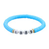 Simple Style Letter Number Soft Clay Beaded Unisex Bracelets