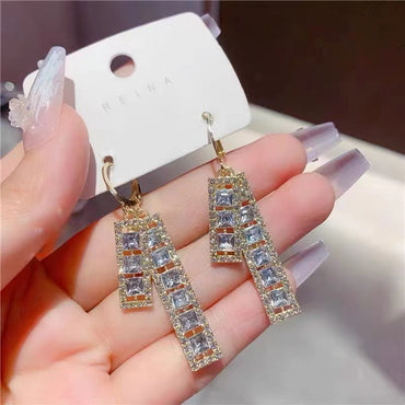 1 Pair Lady Sweet Butterfly Alloy Drop Earrings