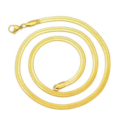 Simple Style Classic Style Geometric Stainless Steel Plating 18k Gold Plated Necklace