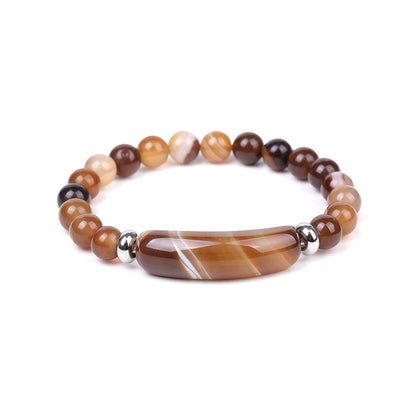 Fashion Ball Natural Stone Agate Bracelets