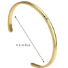 Casual Simple Style Solid Color Copper Plating Inlay Zircon 18k Gold Plated Bangle