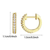 1 Pair Ig Style Simple Style Circle Water Droplets Pearl Plating Inlay Copper Zircon 18k Gold Plated Earrings