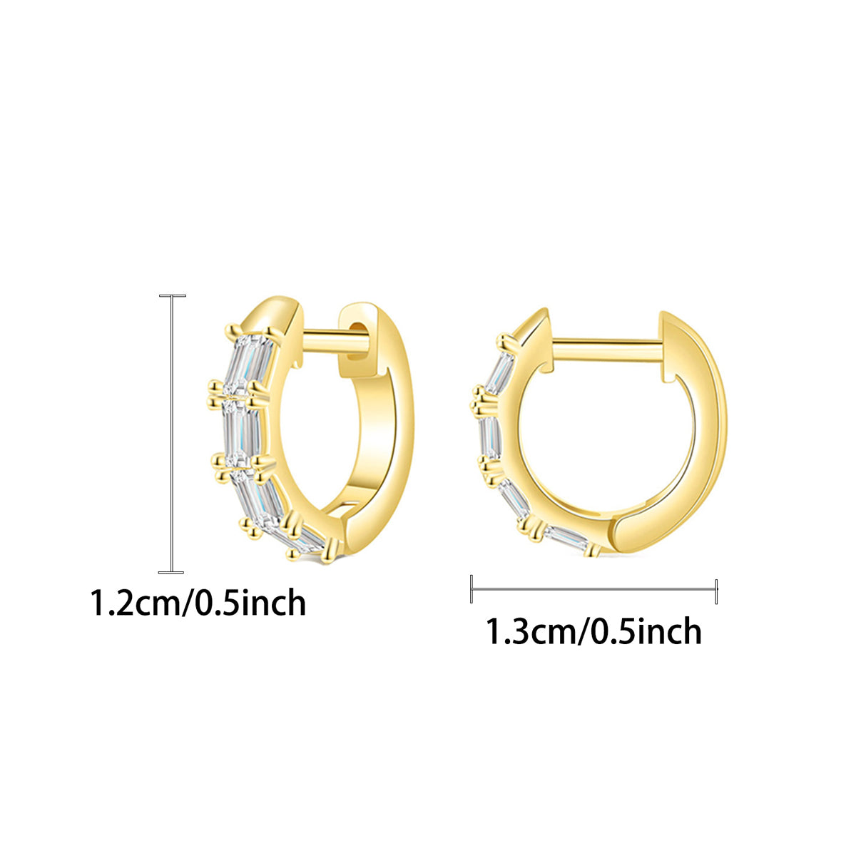 1 Pair Ig Style Simple Style Circle Water Droplets Pearl Plating Inlay Copper Zircon 18k Gold Plated Earrings