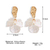 1 Pair Simple Style Flower Alloy Inlay Rhinestones Women's Earrings