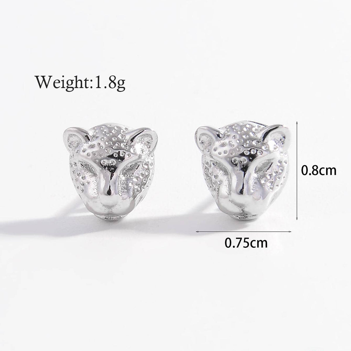 1 Pair Ig Style Cool Style Animal Plating Inlay Sterling Silver Zircon 14k Gold Plated White Gold Plated Ear Studs