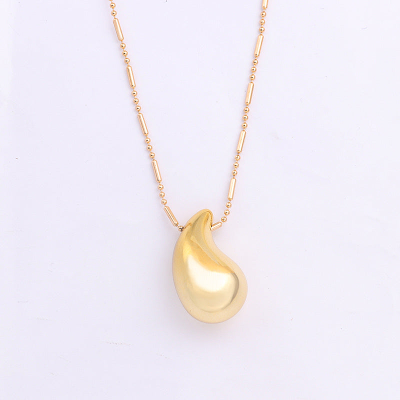 Casual Water Droplets Arylic Copper Plating Women's Pendant Necklace