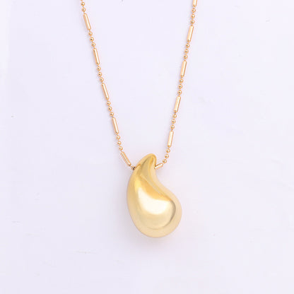 Casual Water Droplets Arylic Copper Plating Women's Pendant Necklace