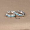 1 Pair Ig Style Simple Style Round Plating Inlay Copper Zircon Earrings