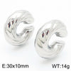 1 Pair Vintage Style U Shape Geometric Plating Titanium Steel 18K Gold Plated Ear Cuffs