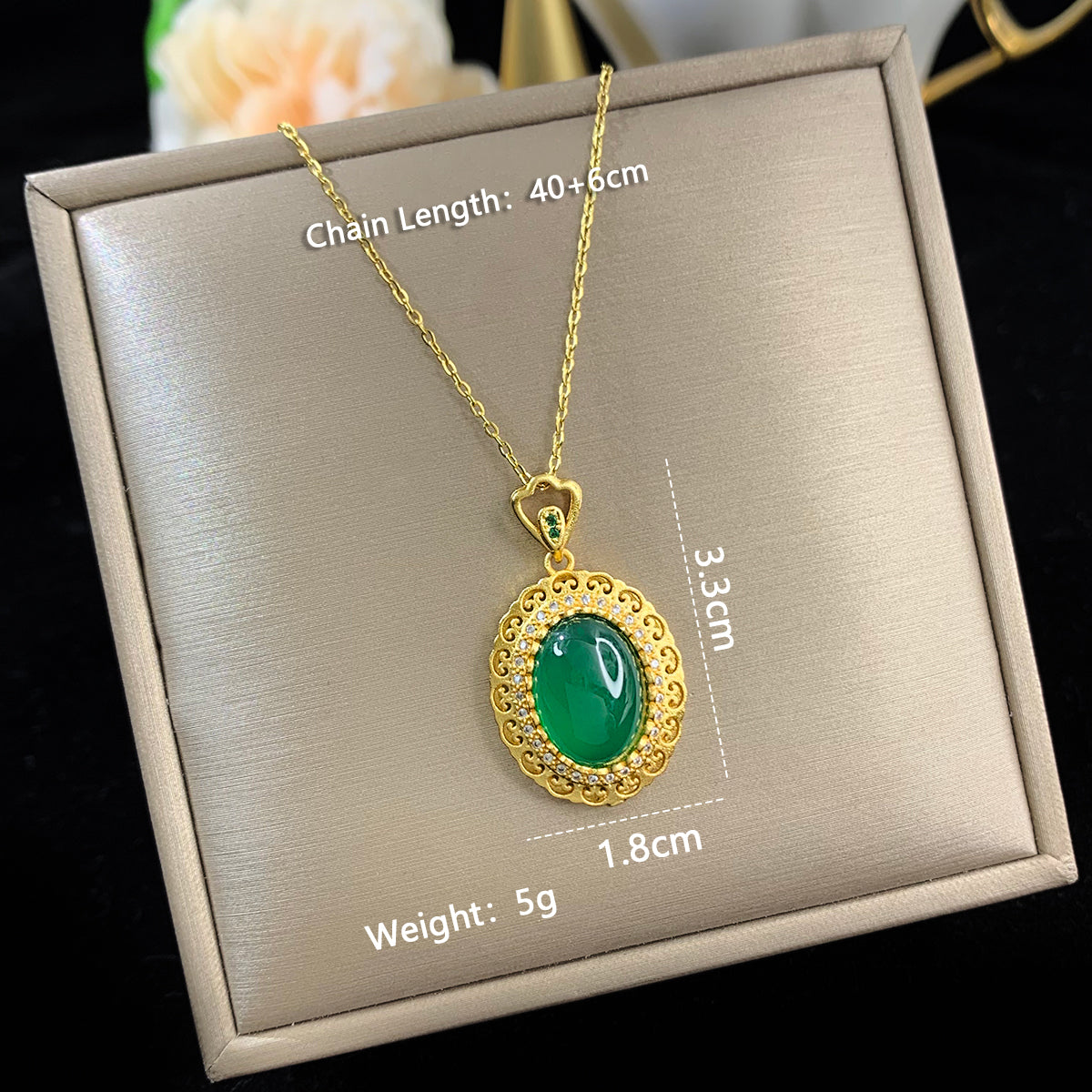 Elegant Letter Moon Stainless Steel Copper Plating Inlay Zircon 14k Gold Plated 18k Gold Plated Silver Plated Pendant Necklace