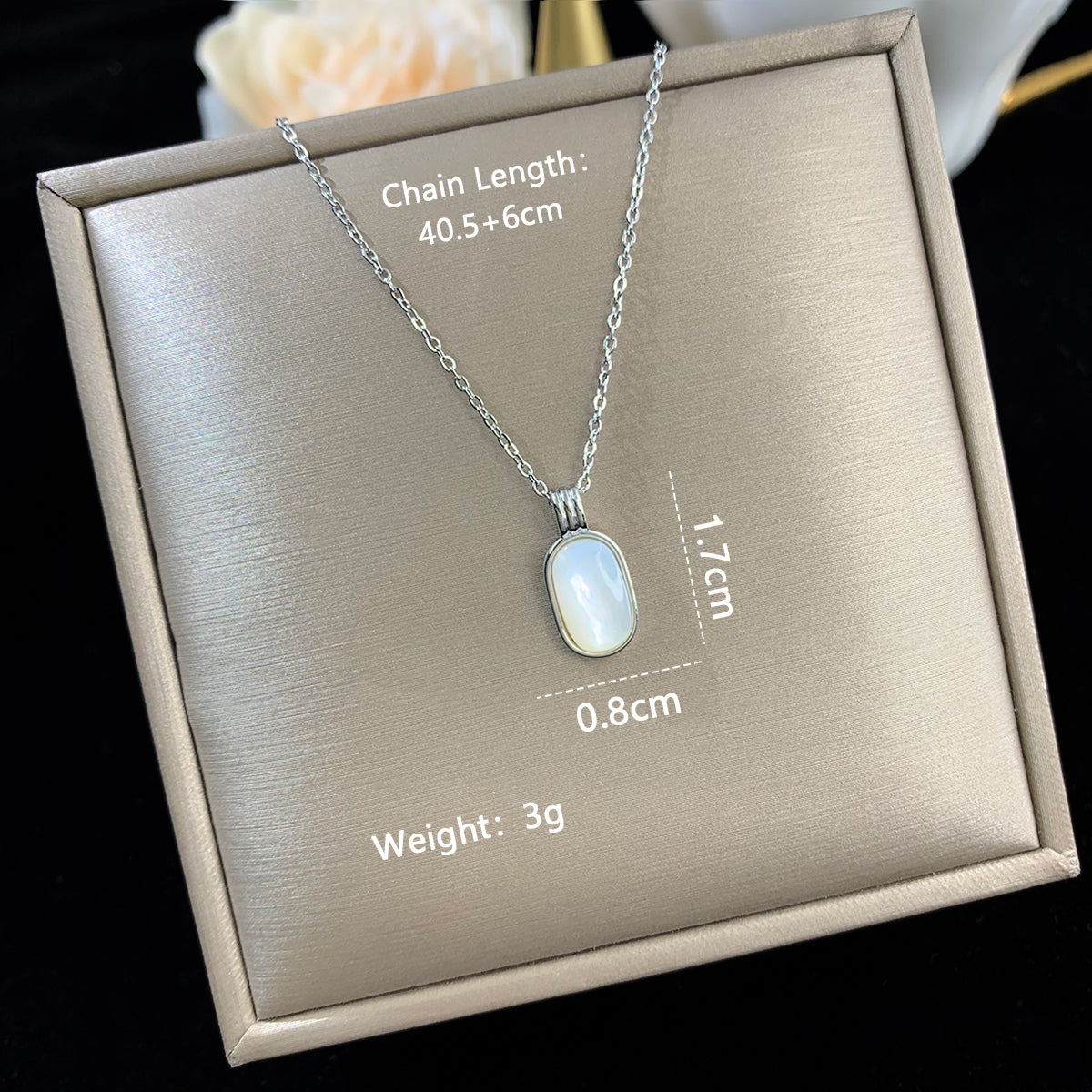 Elegant Letter Moon Stainless Steel Copper Plating Inlay Zircon 14k Gold Plated 18k Gold Plated Silver Plated Pendant Necklace