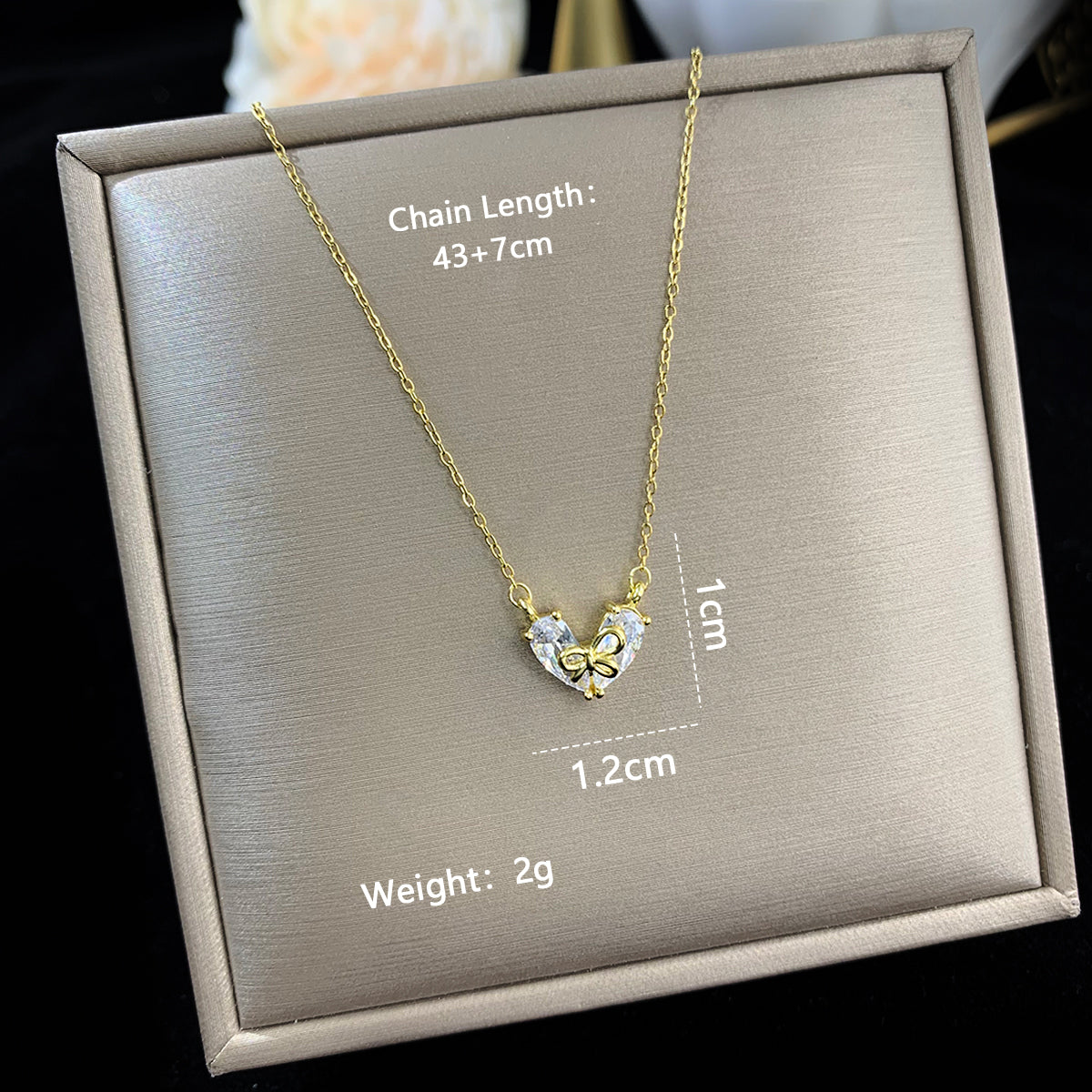 Elegant Letter Moon Stainless Steel Copper Plating Inlay Zircon 14k Gold Plated 18k Gold Plated Silver Plated Pendant Necklace