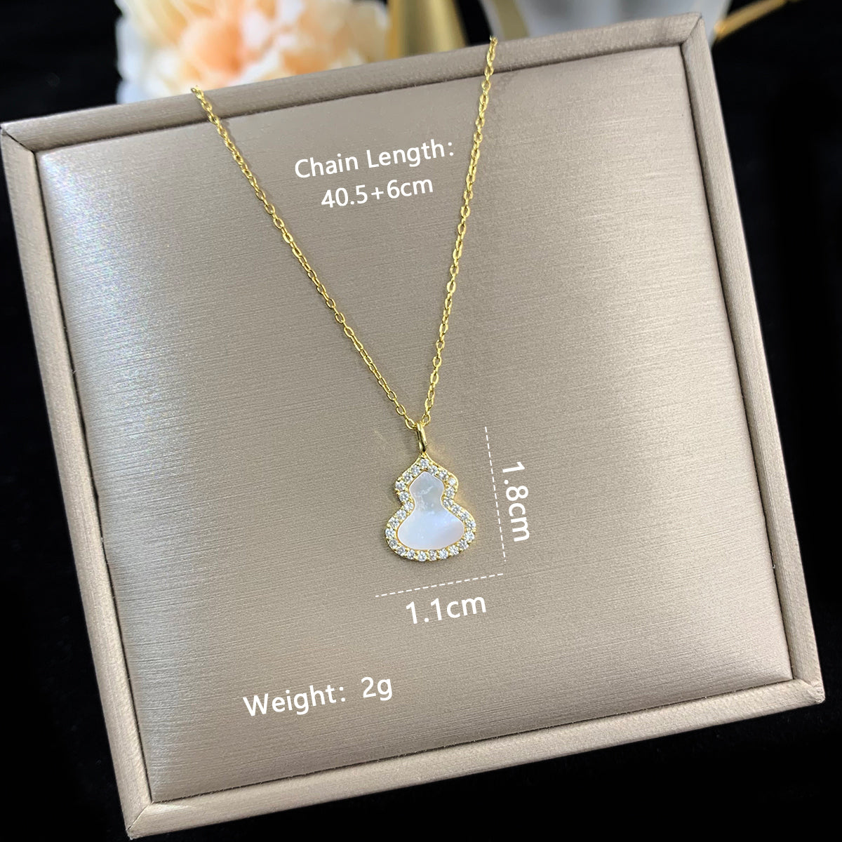 Elegant Letter Moon Stainless Steel Copper Plating Inlay Zircon 14k Gold Plated 18k Gold Plated Silver Plated Pendant Necklace