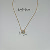 Simple Style Heart Shape Stainless Steel Plating 18k Gold Plated Necklace