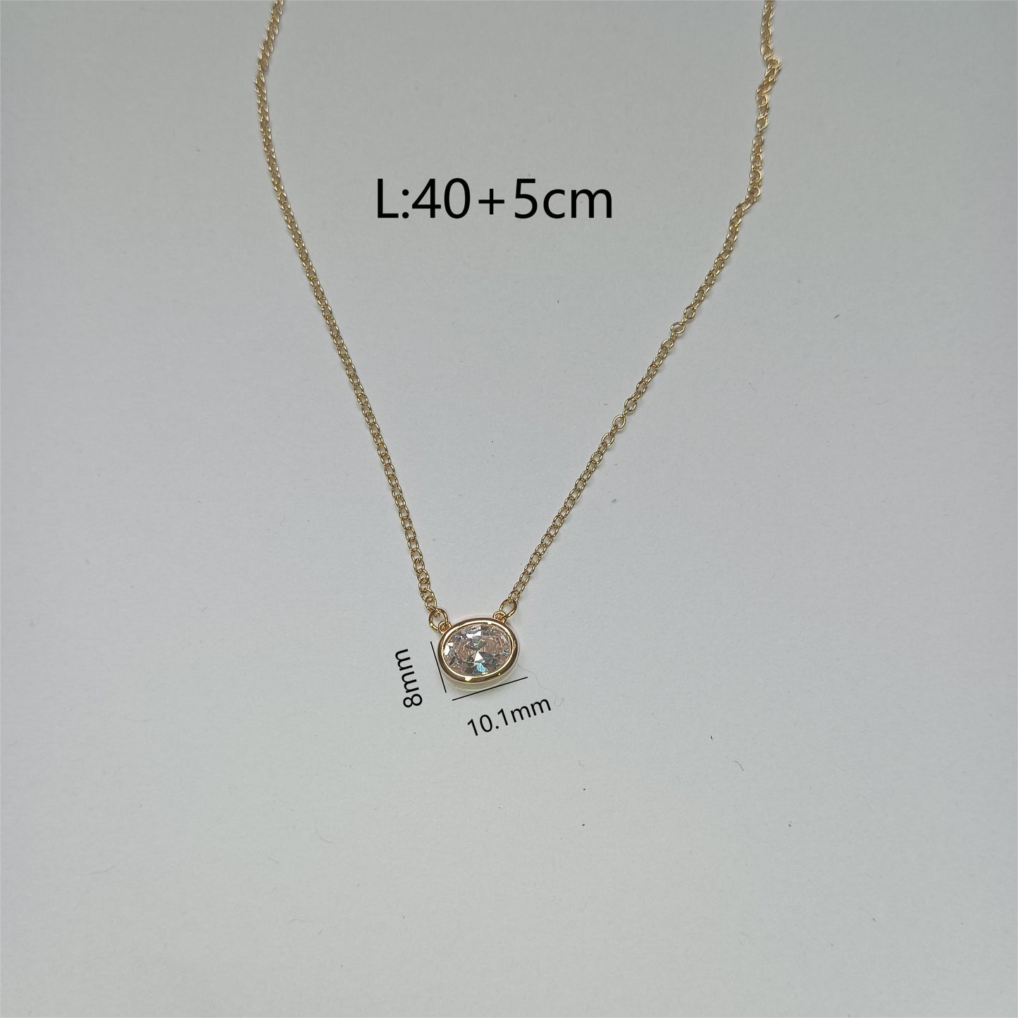 Simple Style Heart Shape Stainless Steel Plating 18k Gold Plated Necklace