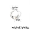 Original Design Simple Style Round Freshwater Pearl Copper Plating Inlay Pearl 18k Gold Plated Silver Plated Open Rings