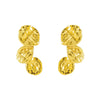 1 Pair Simple Style Commute Solid Color Plating Stainless Steel 18k Gold Plated Ear Studs