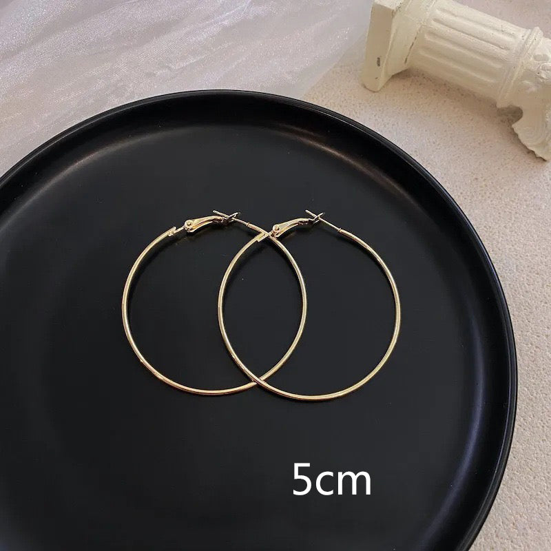 1 Pair Casual Elegant Vacation Solid Color Plating Stainless Steel White Gold Plated Gold Plated Earrings