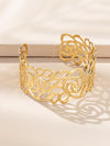 Casual Simple Style Geometric Alloy Hollow Out Women's Bangle