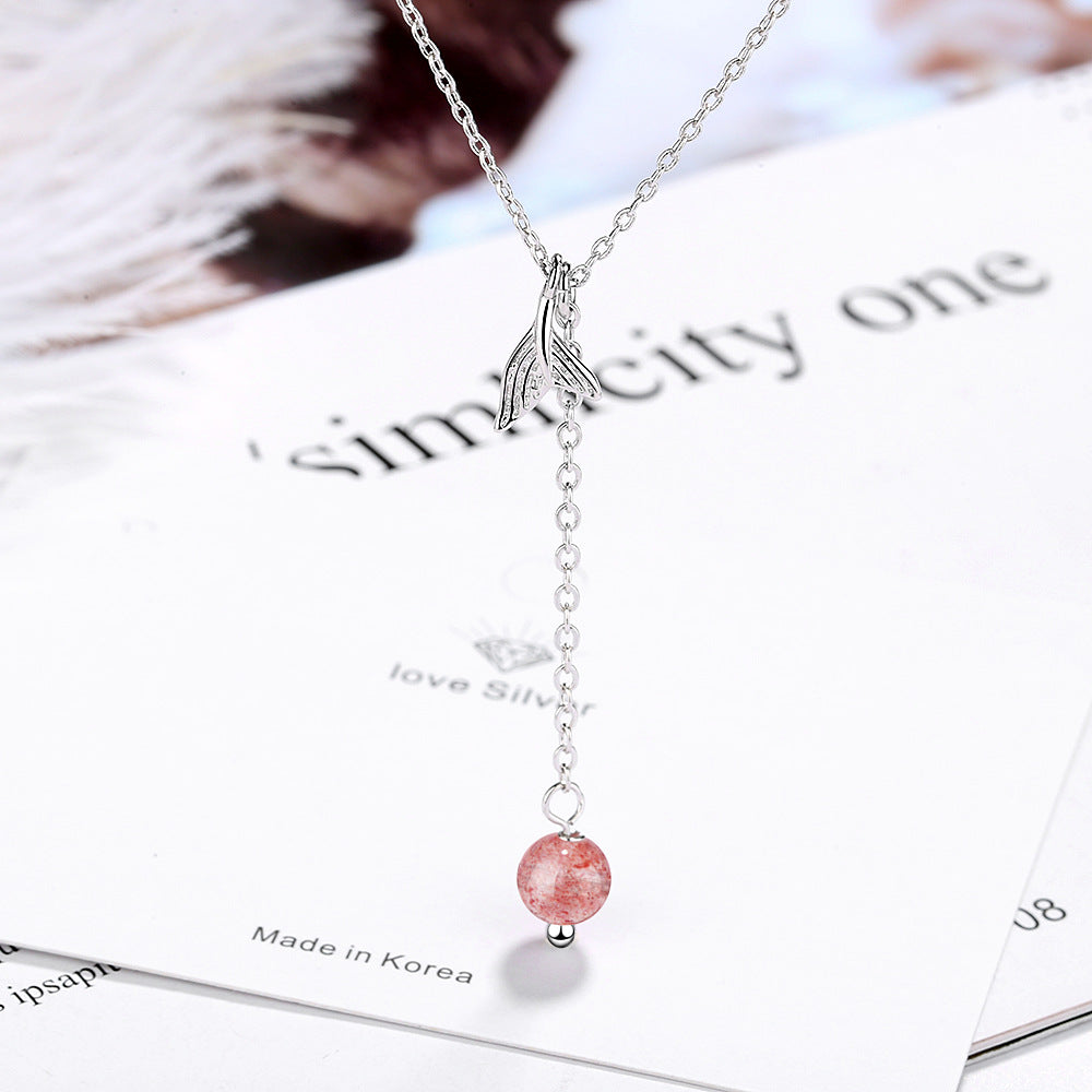 Simple Style Solid Color Copper Inlay Zircon Pendant Necklace