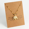 Cute Simple Style Animal Stainless Steel Copper Plating Inlay Rhinestones Zircon 18k Gold Plated Pendant Necklace