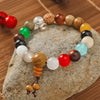 Retro Geometric Wooden Beads Beaded Unisex Bracelets