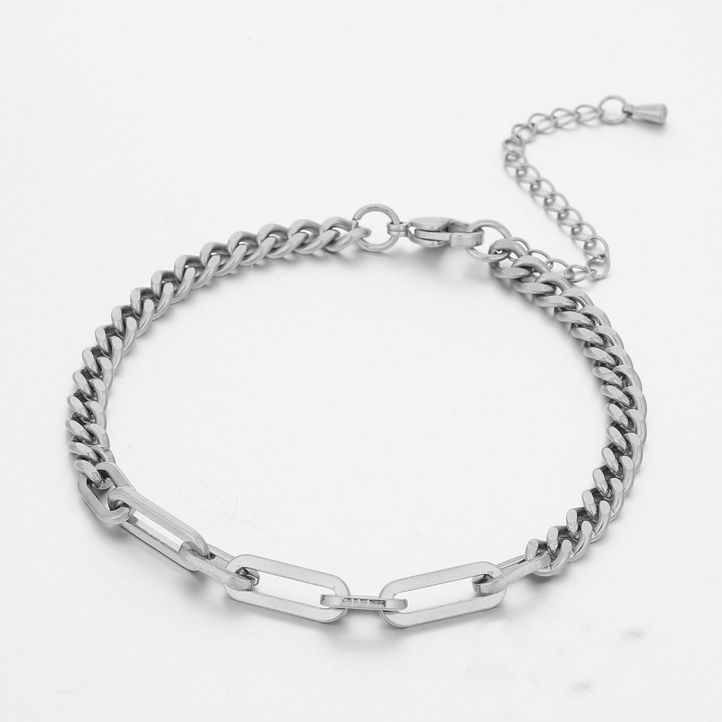 Hip-hop Geometric Titanium Steel Plating Bracelets