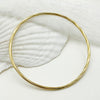 Casual Simple Style Round Solid Color Stainless Steel Plating Bangle