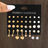 Wholesale Jewelry Simple Style Heart Shape Alloy Zircon Inlay Ear Studs