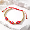 Retro Ethnic Style Devil's Eye Alloy Resin Beaded Plating Women's Bracelets