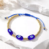 Retro Ethnic Style Devil's Eye Alloy Resin Beaded Plating Women's Bracelets