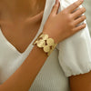 Simple Style Classic Style Solid Color Iron Women's Bangle