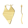 1 Pair Simple Style Geometric Plating Copper 18k Gold Plated Earrings