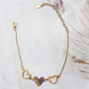 Ig Style Color Block Heart Shape Alloy Glass Handmade Valentine's Day Unisex Bracelets