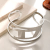 Elegant Exaggerated Luxurious Solid Color Alloy Hollow Out Women's Bangle