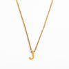 Simple Style Letter Titanium Steel 18k Gold Plated Pendant Necklace