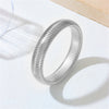 Simple Style Solid Color Stainless Steel Bangle