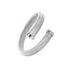 Simple Style Solid Color Stainless Steel Bangle