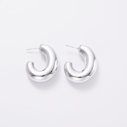 1 Pair Simple Style Geometric Plating Arylic Earrings