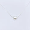 Simple Style Heart Shape Sterling Silver Pendant Necklace