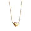 Modern Style Sweet Simple Style Heart Shape Stainless Steel Pendant Necklace