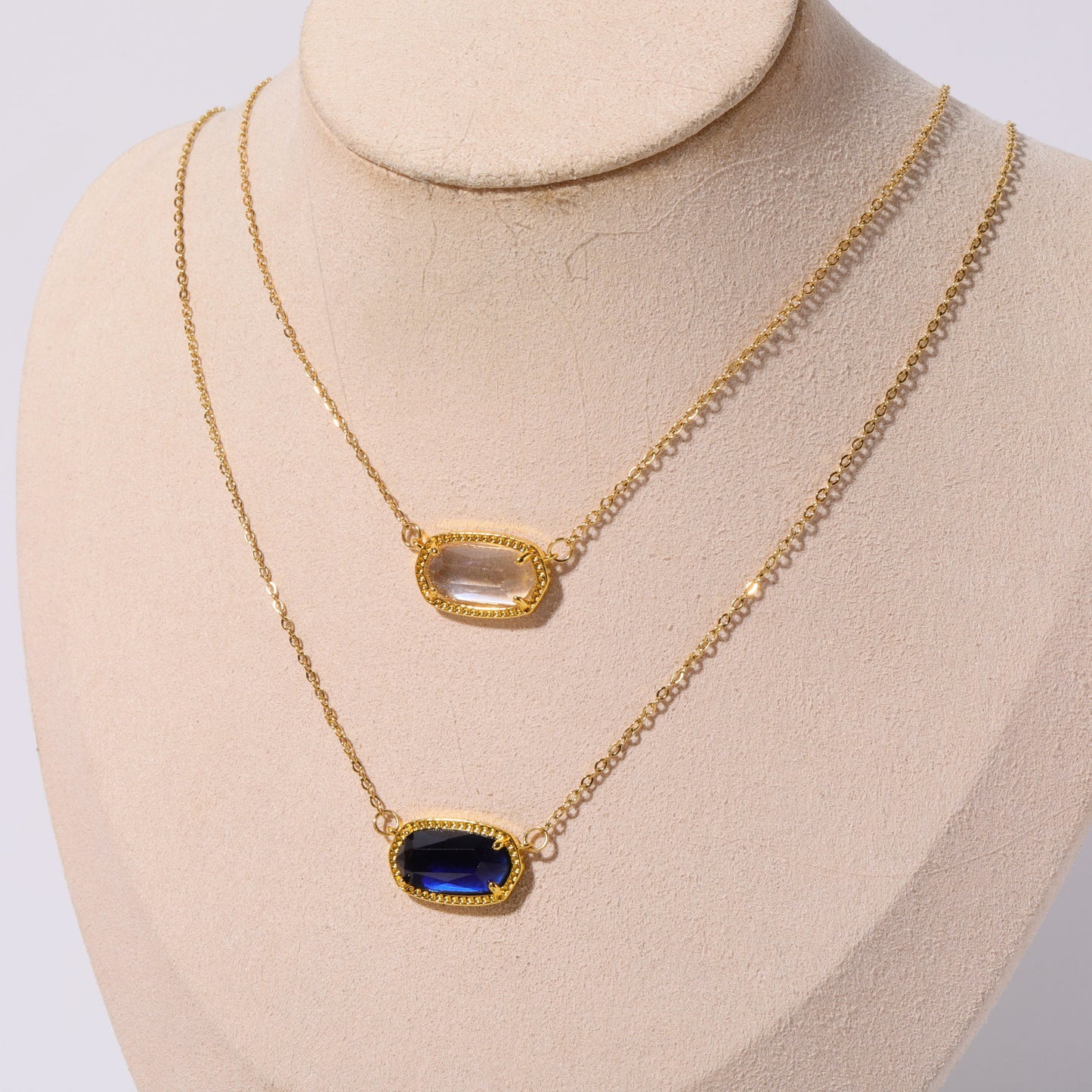 Casual Simple Style Oval Copper Plating Inlay Shell Zircon 18k Gold Plated Pendant Necklace