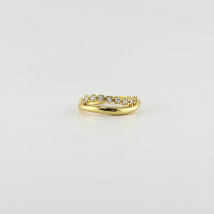 Personality Ins Ring S925 Sterling Silver Gold-plated Silver Ring