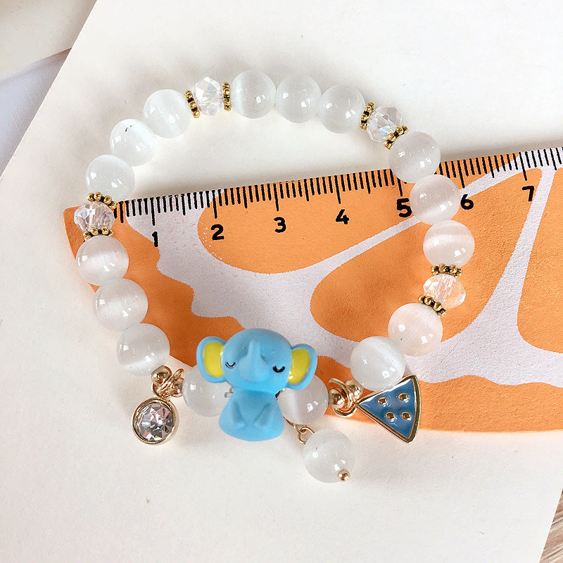 Cute Cartoon Character Alloy Enamel Kid's Bracelets 1 Piece