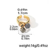 Shiny Geometric Artificial Crystal Copper Inlay Artificial Crystal Rhinestones Zircon Open Rings