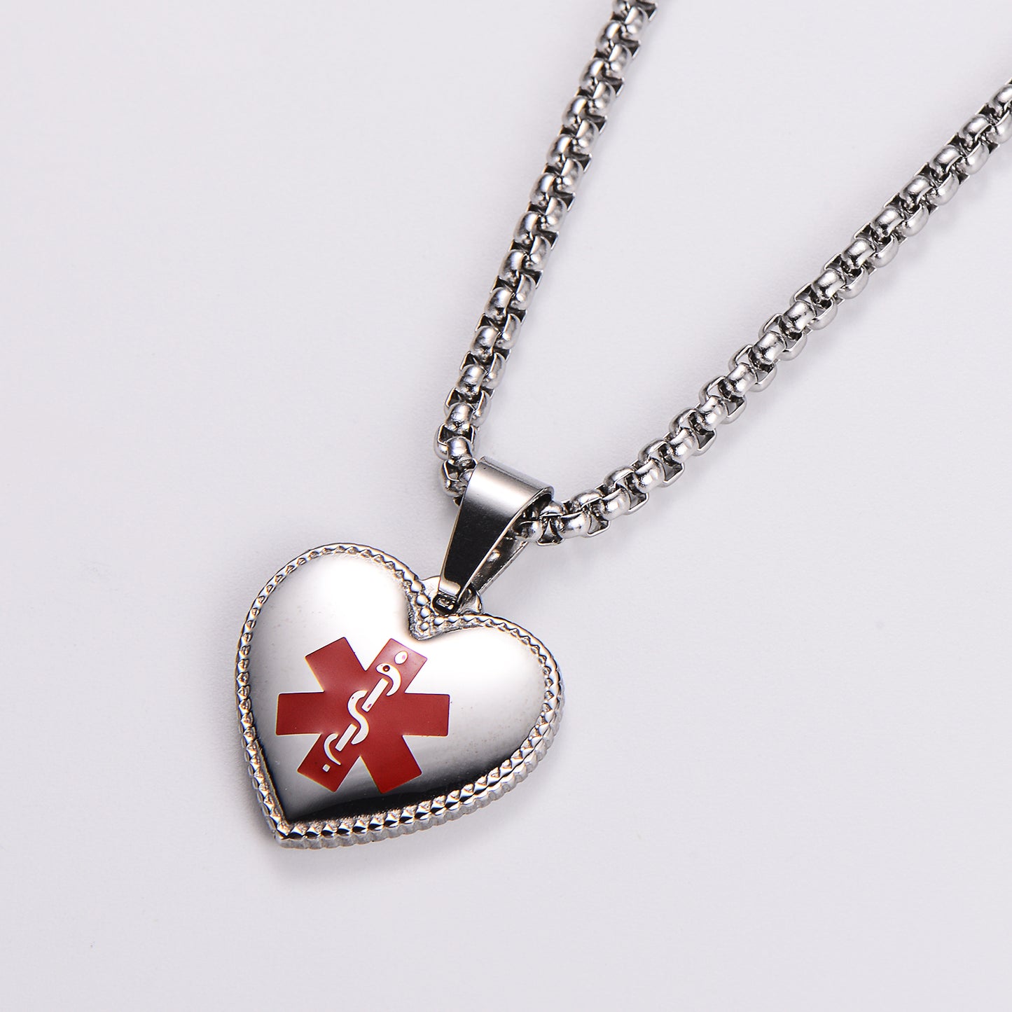 Simple Style Heart Shape Stainless Steel 18k Gold Plated Pendant Necklace