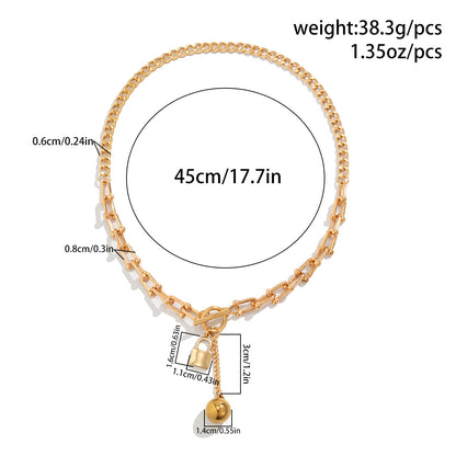 Modern Style Shiny Solid Color Alloy Iron Copper Plating Inlay Rhinestones 18k Gold Plated Women's Bracelets Necklace