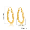 1 Pair Elegant Lady Round Plating Copper Gold Plated Earrings