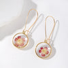 1 Pair Casual Simple Style Plant Flower Epoxy Resin Drop Earrings