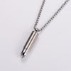 Simple Style Bullet Stainless Steel 18k Gold Plated Unisex Pendant Necklace